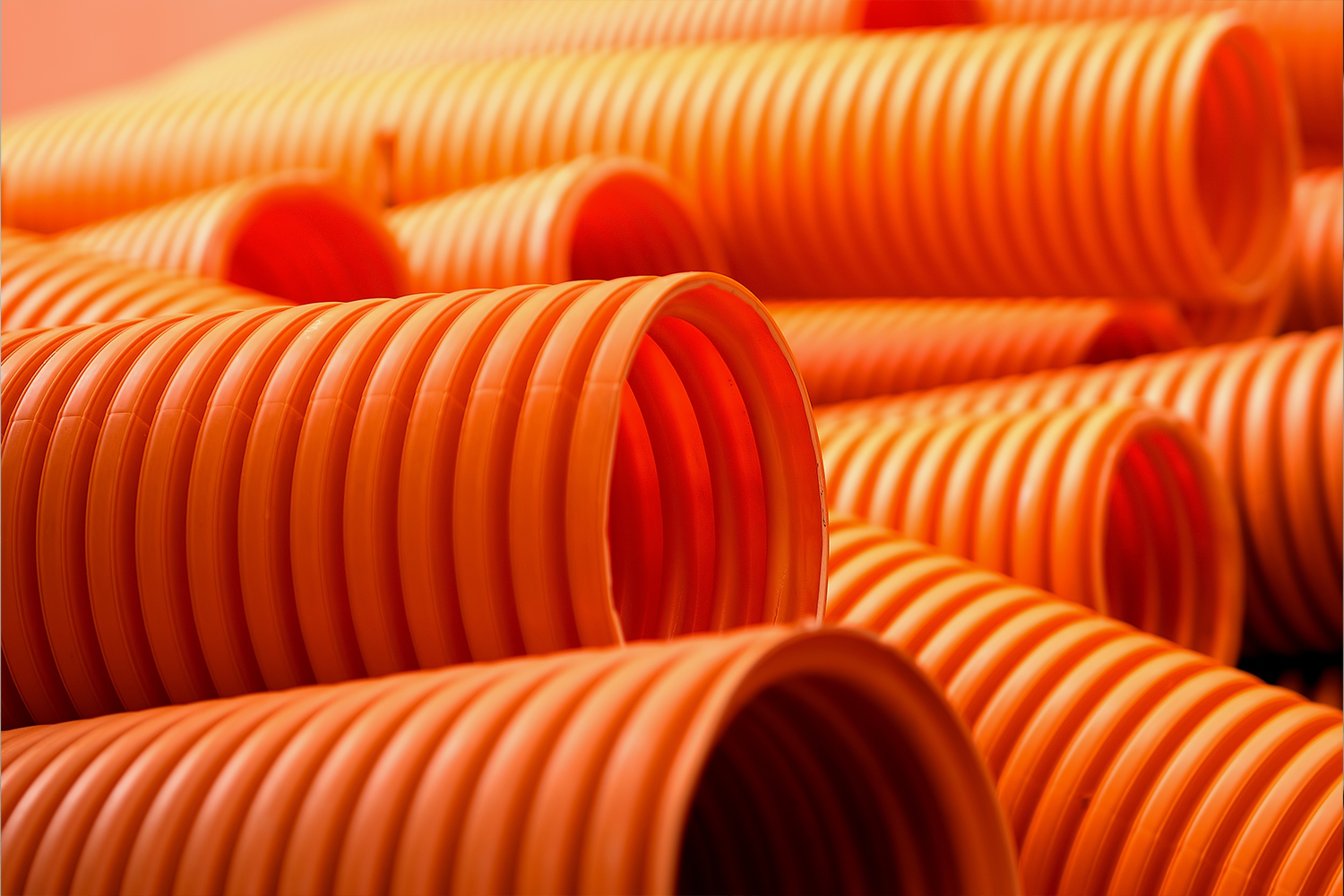 PP CORRUGATED SINGLE WALLED PIPE 