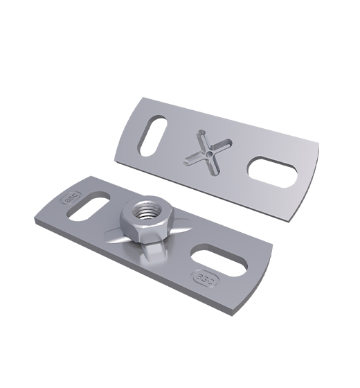 WALL PLATE WITH NUT