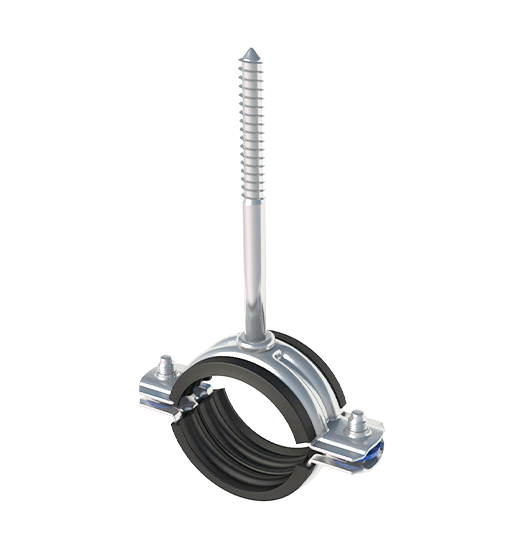 PIPE CLAMP WITH TRIPHONE - LONG
